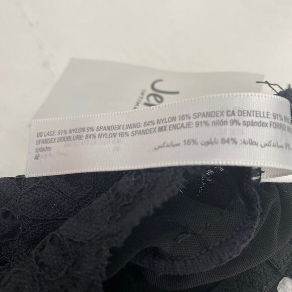 NEW Jenni Intimates Black Lace Bandeau Size XL - Picture 2 of 6